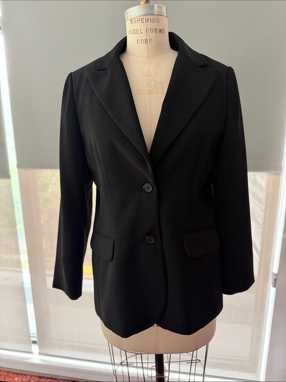 Classic Black Women's Blazer Jacket